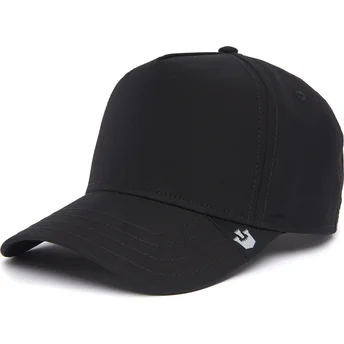 schwarze-snapback-cap-the-farm-nude-mit-gebogenem-schirm-von-goorin-bros