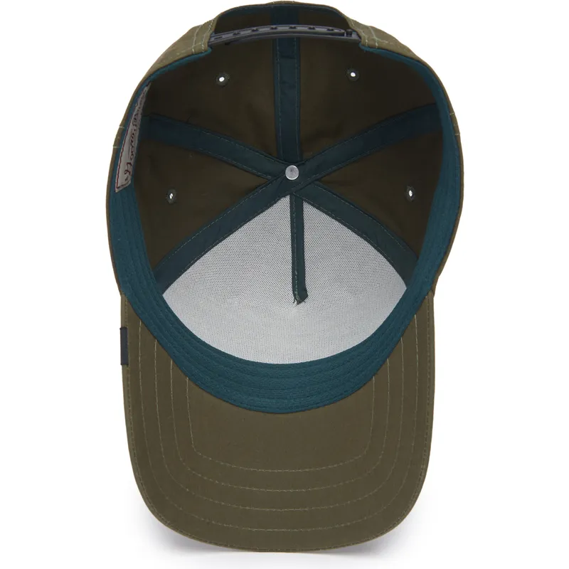 cappellino-curvo-verde-snapback-the-farm-nude-di-goorin-bros