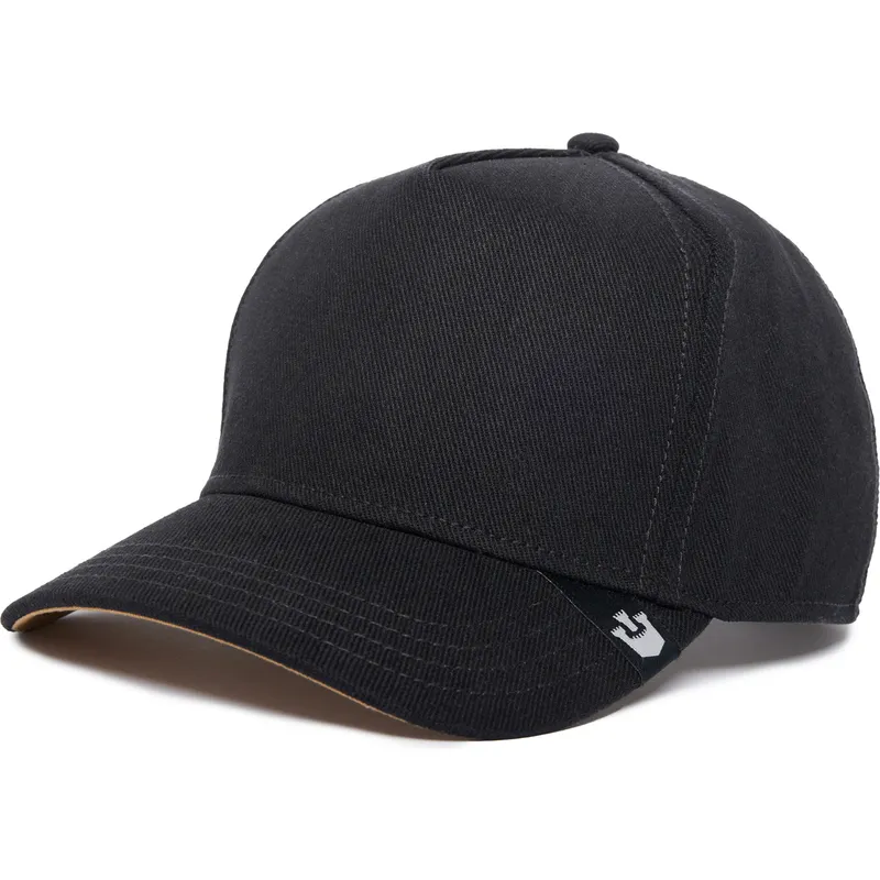 cappellino-nero-snapback-the-farm-nude-denim-di-goorin-bros