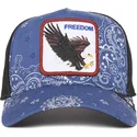 cappellino-trucker-blu-marino-aquila-freedom-a-the-w-in-a-d-the-farm-paisley-di-goorin-bros