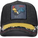 cappellino-trucker-nero-gallo-silky-cock-the-farm-silky-roots-di-goorin-bros