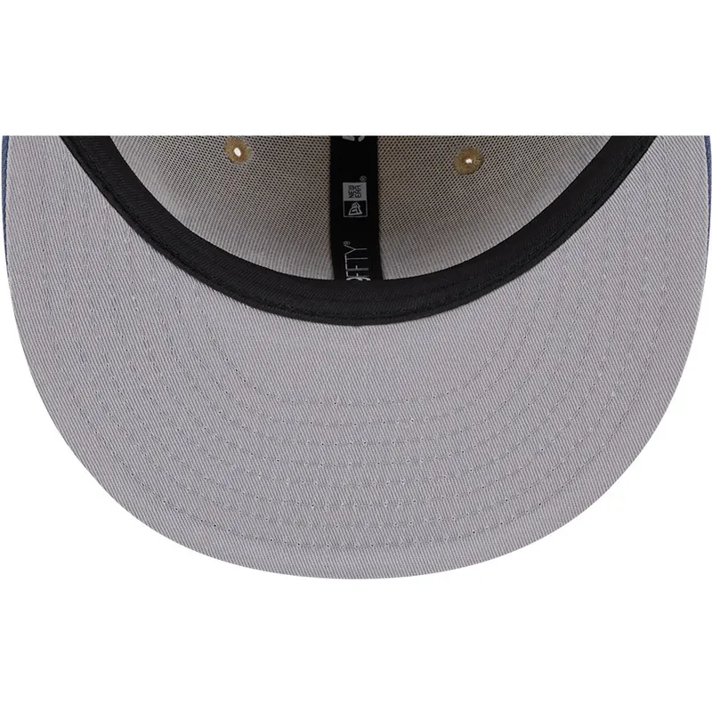 cappello-piatto-marrone-e-blu-chiuso-59fifty-team-landscape-dei-los-angeles-dodgers-mlb-di-new-era