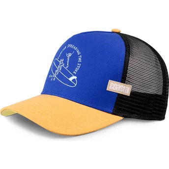 Casquette trucker bleue, noire et marron Spread Stoke HFT Coastal