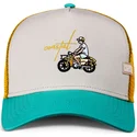 casquette-trucker-blanche-jaune-et-bleue-h-cub-hft-coastal