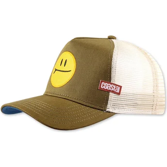 Cappellino trucker verde e bianco verde Surf & Smile HFT di Coastal