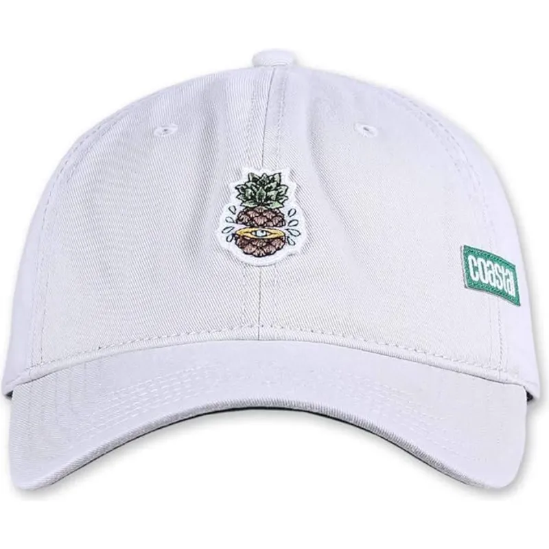 czapka-z-daszkiem-bezowa-regulowana-pinapple-od-coastal