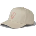 cappellino-beige-snapback-heartbreak-hotel-di-pica-pica