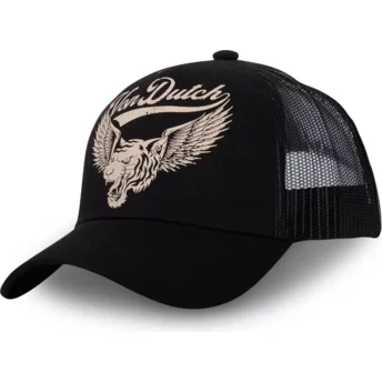 Von Dutch Tiger LION NR Black Trucker Hat