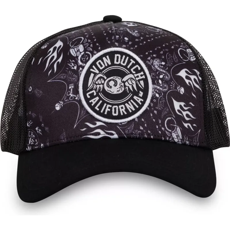 sort-trucker-kasket-ban-ct-fra-von-dutch