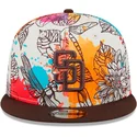 cappelli-piatta-multicolore-snapback-9fifty-spring-dei-san-diego-padres-mlb-di-new-era
