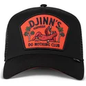 cappello-trucker-nero-e-arancione-do-nothing-club-hft-dnc-sloth-di-djinns