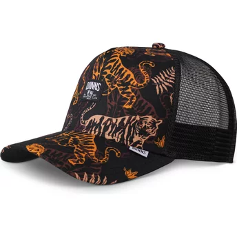 Djinns Tiger HFT Aloha Black Trucker Hat