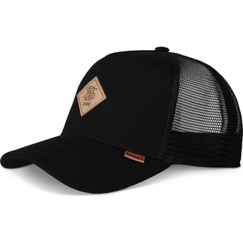 Casquette trucker noire HFT Cotton Knit Djinns