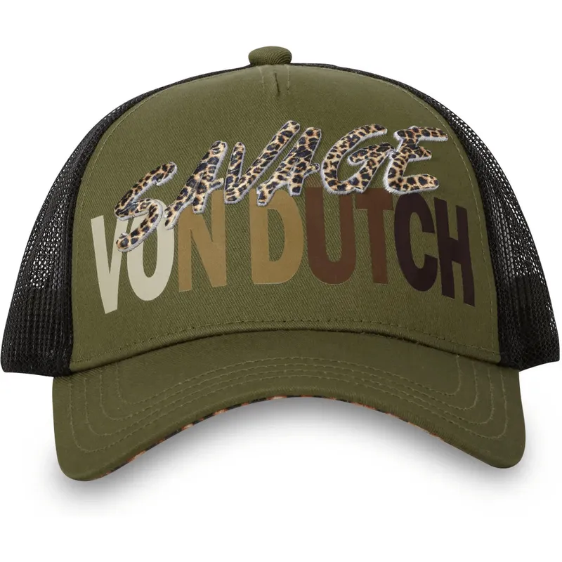 cappellino-trucker-verde-e-nero-savage-k-di-von-dutch