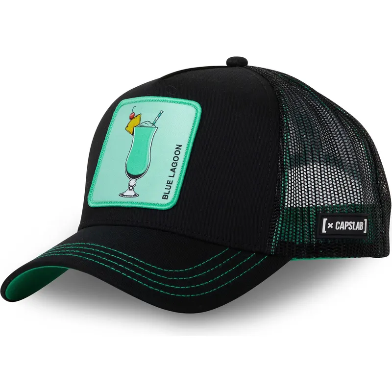 gorra-trucker-nera-blue-lagoon-la1-cocktails-di-capslab
