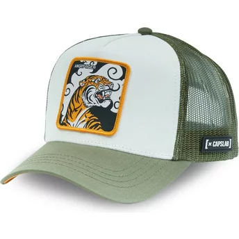 Casquette trucker blanche et verte tigre Angry Tiger CL4 TIG Fantastic Beasts Capslab