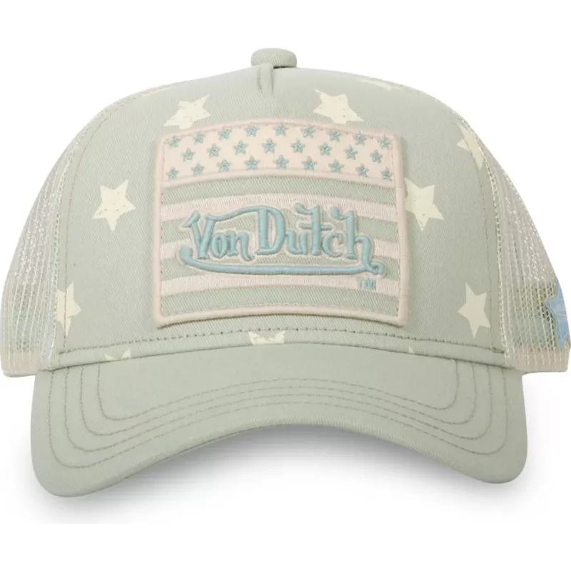 cappellino-trucker-verde-star-s-di-von-dutch