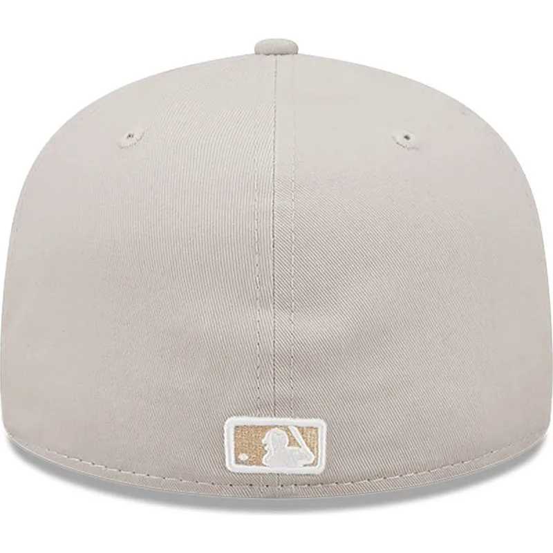 beige-justerbar-59fifty-league-essential-flad-kasket-fra-new-york-yankees-mlb-fra-new-era