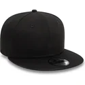 sort-flad-snapback-9fifty-bomuldshue-fra-new-era