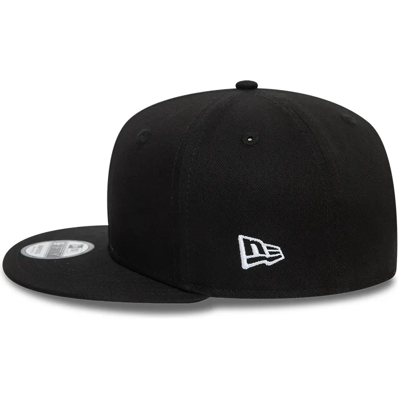 cappello-piatto-nero-snapback-9fifty-cotton-di-new-era