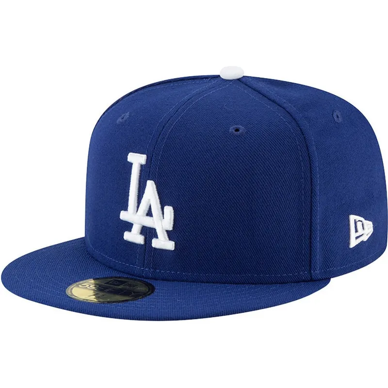 niebieska-czapka-z-plaskim-daszkiem-59fifty-authentic-on-field-game-los-angeles-dodgers-mlb-od-new-era