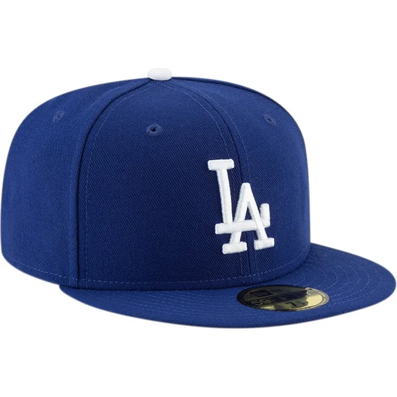 niebieska-czapka-z-plaskim-daszkiem-59fifty-authentic-on-field-game-los-angeles-dodgers-mlb-od-new-era