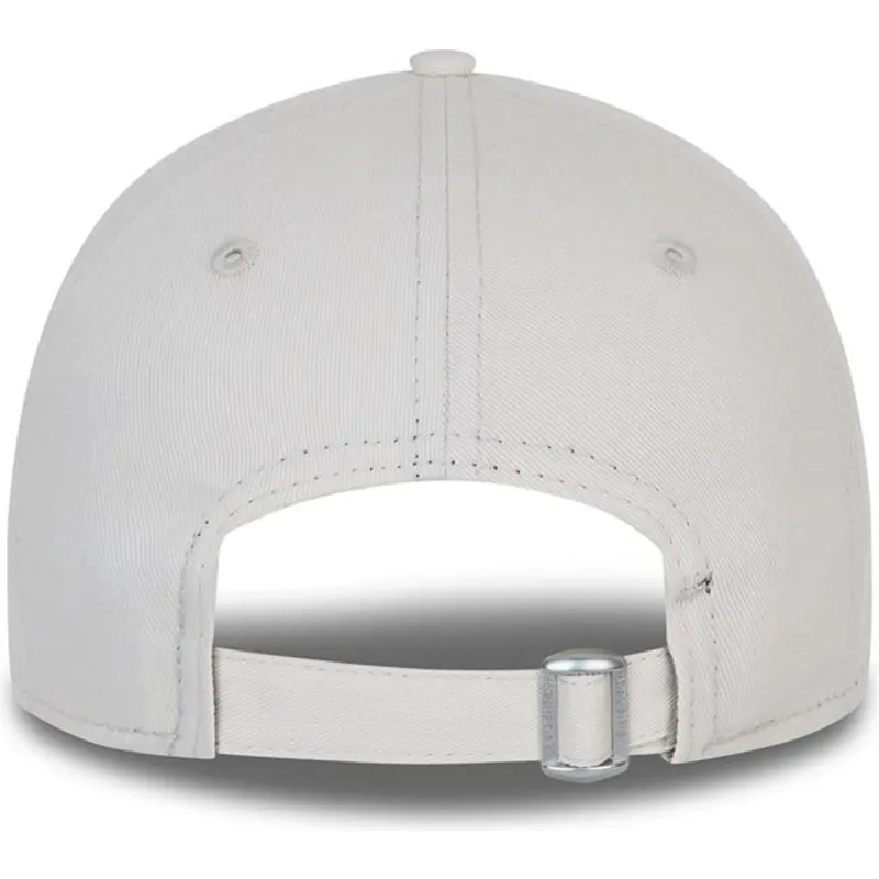 new-era-new-york-yankees-mlb-9forty-tonal-justerbar-gra-kasket-med-buet-skygge-og-grat-logo-til-kvinder