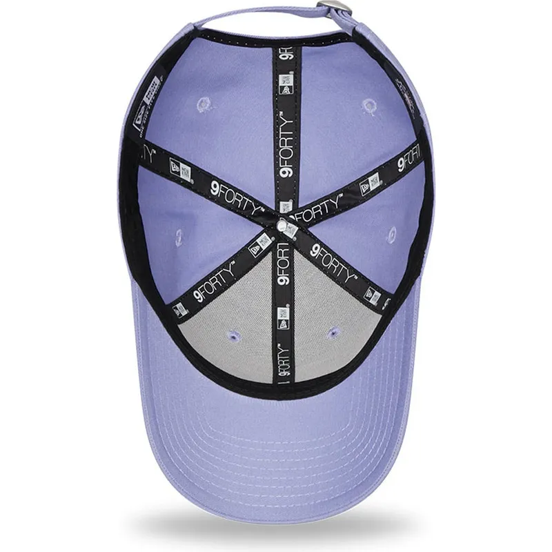 justerbar-lila-bojd-keps-for-kvinnor-9forty-league-essential-new-york-yankees-mlb-fran-new-era