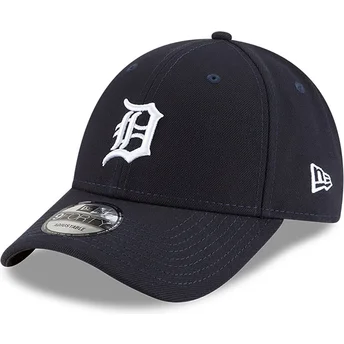 cappellino-visiera-curva-blu-marino-regolabile-9forty-the-league-di-detroit-tigers-mlb-di-new-era