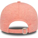 gebogene-rosa-verstellbare-damen-kappe-9forty-jersey-der-new-york-yankees-mlb-von-new-era