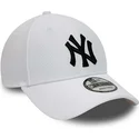 verstellbare-weisse-9forty-diamond-era-essential-kappe-mit-gebogenem-schirm-der-new-york-yankees-mlb-von-new-era