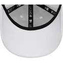 weisse-verstellbare-gebogene-kappe-9forty-diamond-era-essential-der-new-york-yankees-mlb-von-new-era