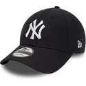 cappellino-curvo-blu-marino-regolabile-9forty-diamond-era-essential-dei-new-york-yankees-mlb-di-new-era