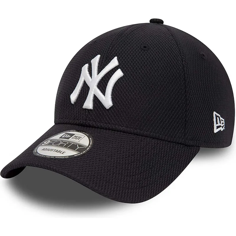 justerbar-marinebla-buet-kasket-9forty-diamond-era-essential-fra-new-york-yankees-mlb-fra-new-era