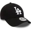 verstellbare-schwarze-curved-cap-9forty-repreve-league-essential-der-los-angeles-dodgers-mlb-von-new-era
