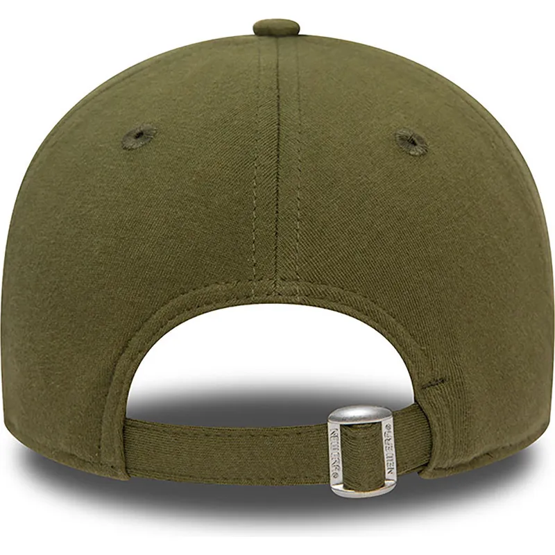 cappelli-curva-verde-cinghia-regolabile-9forty-jersey-essential-dei-new-york-yankees-mlb-di-new-era