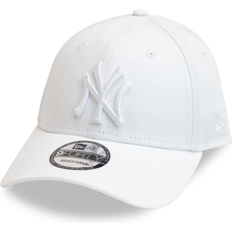 cappellino-curvo-bianco-regolabile-con-logo-bianco-9forty-league-essential-dei-new-york-yankees-mlb-di-new-era