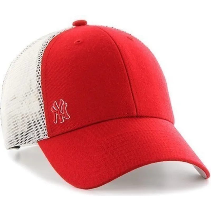 cappelli-curva-rosso-snapback-dei-new-york-yankees-mlb-di-47-brand