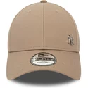 casquette-courbee-marron-claire-ajustable-9forty-flawless-new-york-yankees-mlb-new-era