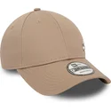 cappellino-curvo-marrone-chiaro-regolabile-9forty-flawless-dei-new-york-yankees-mlb-di-new-era