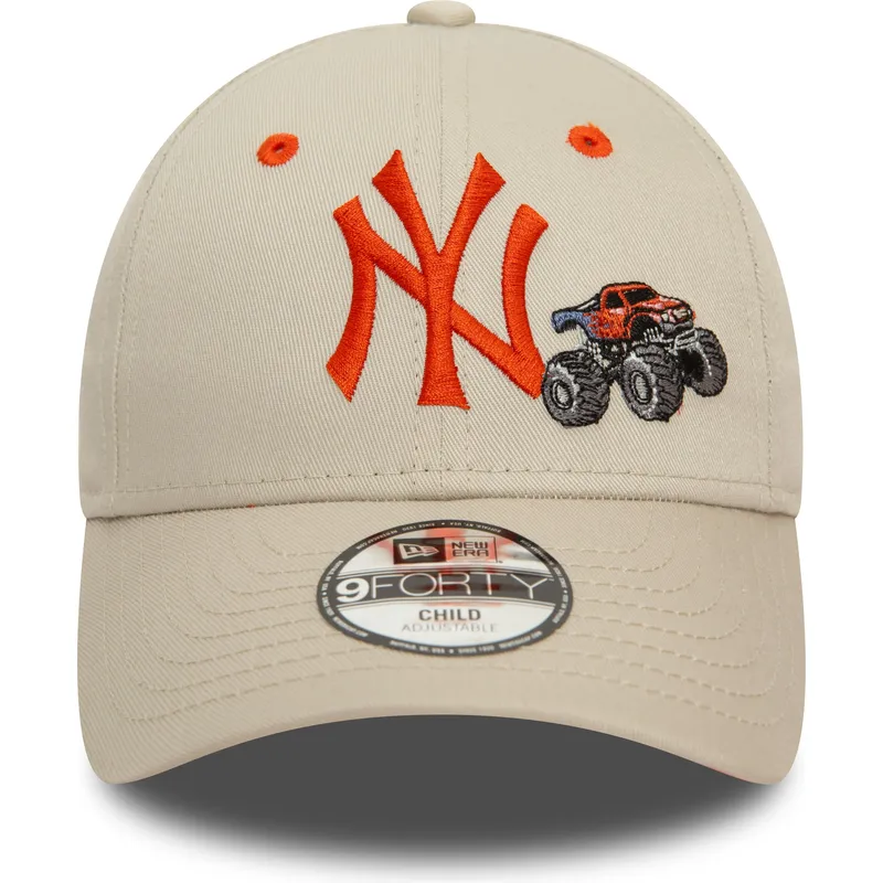 mutzen-gebogen-beige-verstellbares-band-fur-kinder-9forty-graphic-monster-truck-der-new-york-yankees-mlb-von-new-era mutzen-gebogen-beige-verstellbares-band-fur-kinder-9forty-graphic-monster-truck-der-new-york-yankees-mlb-von-new-era