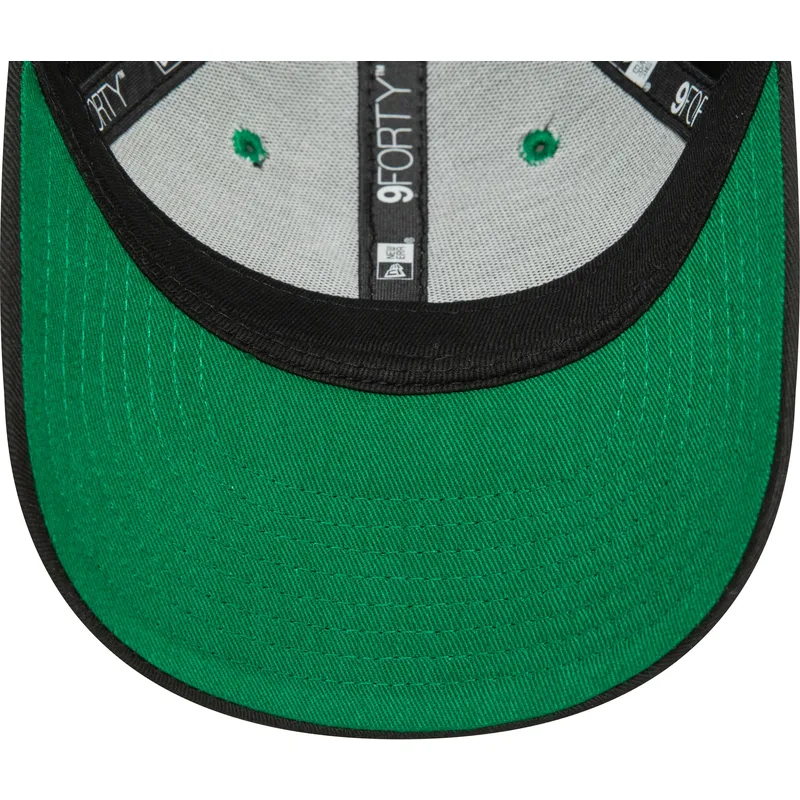 mutzen-gebogen-schwarz-verstellbares-band-fur-kinder-9forty-graphic-dinosaurio-der-new-york-yankees-mlb-von-new-era