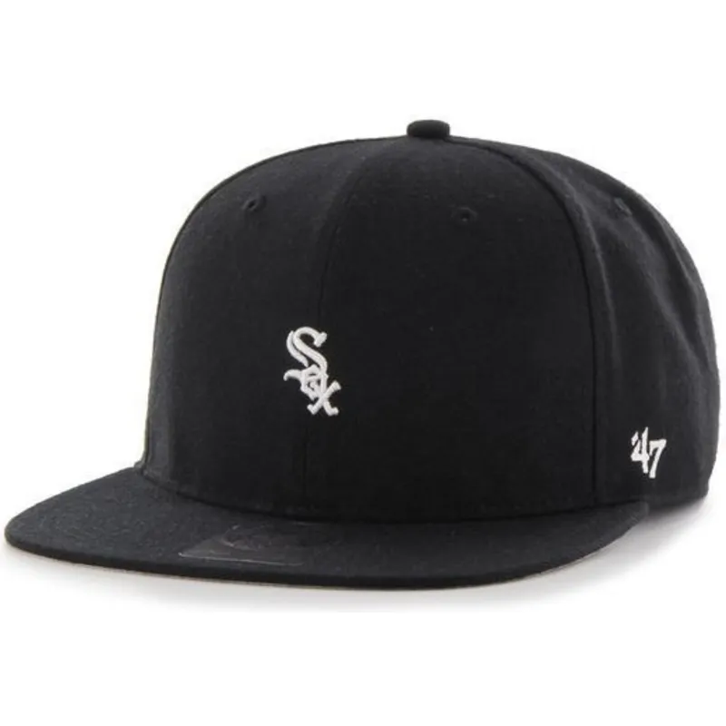 cappelli-piatta-nero-snapback-dei-chicago-white-sox-mlb-di-47-brand