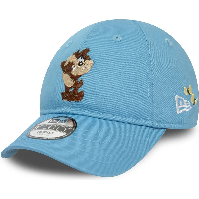 cappellino-curvo-blu-regolabile-per-bambino-9forty-di-taz-looney-tunes-di-new-era