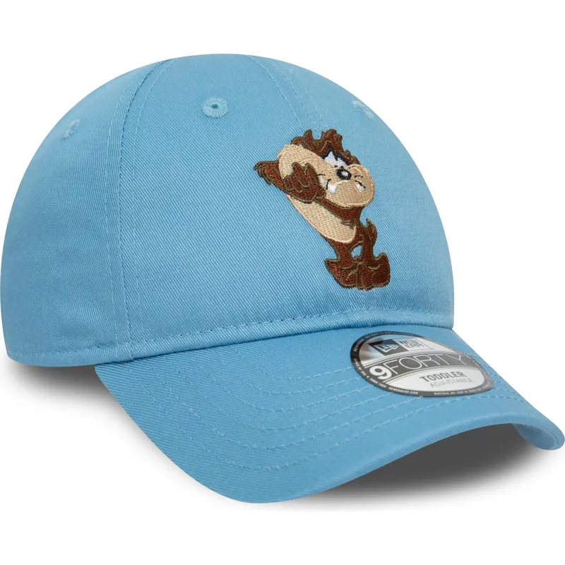 cappellino-curvo-blu-regolabile-per-bambino-9forty-di-taz-looney-tunes-di-new-era