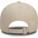 cappelli-curva-beige-cinghia-regolabile-rosa-9forty-league-essential-dei-los-angeles-dodgers-mlb-di-new-era