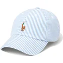 cappellino-curvo-blu-e-bianco-regolabile-in-cotton-seersucker-di-polo-ralph-lauren