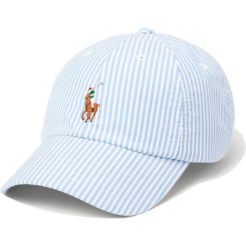 cappelli-curva-blu-cinghia-regolabile-di-polo-ralph-lauren