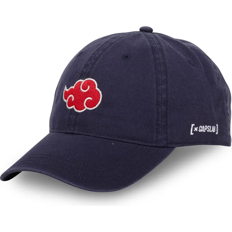 marineblaue-verstellbare-curved-cap-akatsuki-nua-naruto-von-capslab