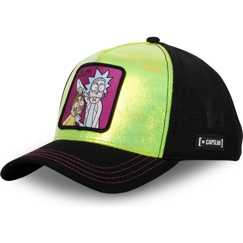 cappellino-trucker-verde-e-nero-rick-e-morty-ope-di-capslab